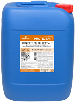 Антисептик-консервант, концентрат 1:10 2007-20 Medera 100 Concentrate 20л Pro-Brite