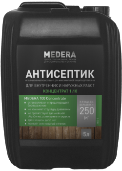 Антисептик-консервант, концентрат 1:10 2007-5 Medera 100 Concentrate 5л Pro-Brite