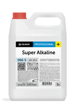Моющий отбеливающий пенный концентрат с сод. хлора 066-5 Super Alkaline 5л Pro-Brite